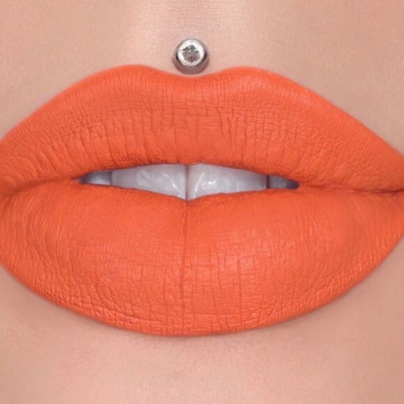 JEFFREE STAR Velour Liquid Lipstick-Tangerine Queen - Picture 1 of 3